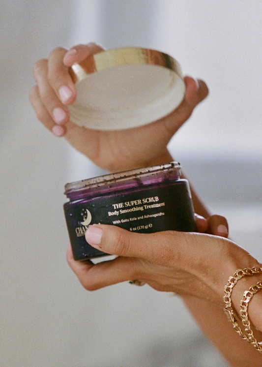 Jar of THE SUPER SCRUB, closeup