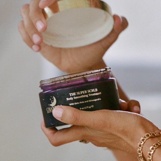 Jar of THE SUPER SCRUB, closeup